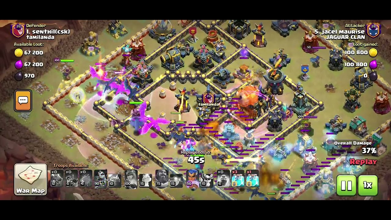 Town hall 17 attack strategy with super yeti in Battle blimp