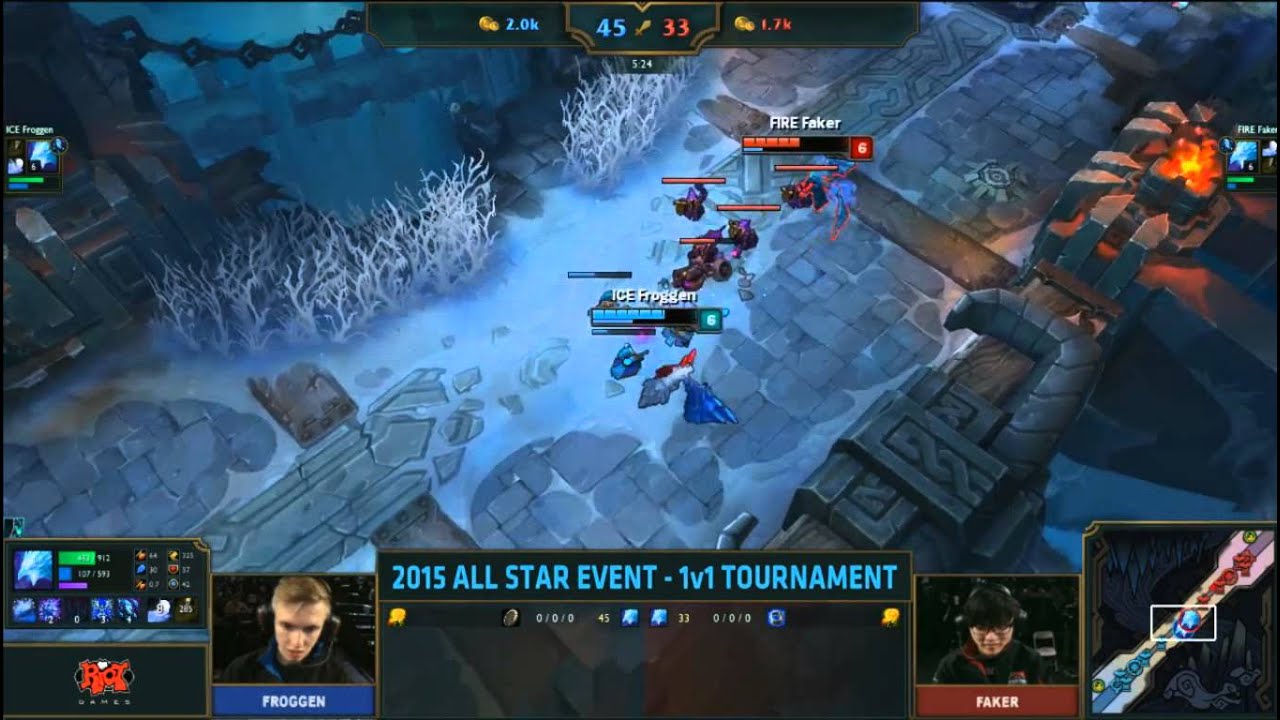 [All-Star 1v1]  Faker vs Froggen - Anivia vs Anivia