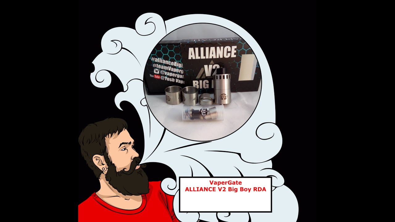 Vape обзор №111. ALLIANCE V2 Big Boy RDA 28.5 mm от #VaperGate