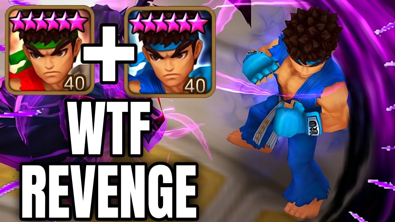 Ryu (Fire) & Ryu (Water) Street Fighter Debut in RTA! - Summoners War