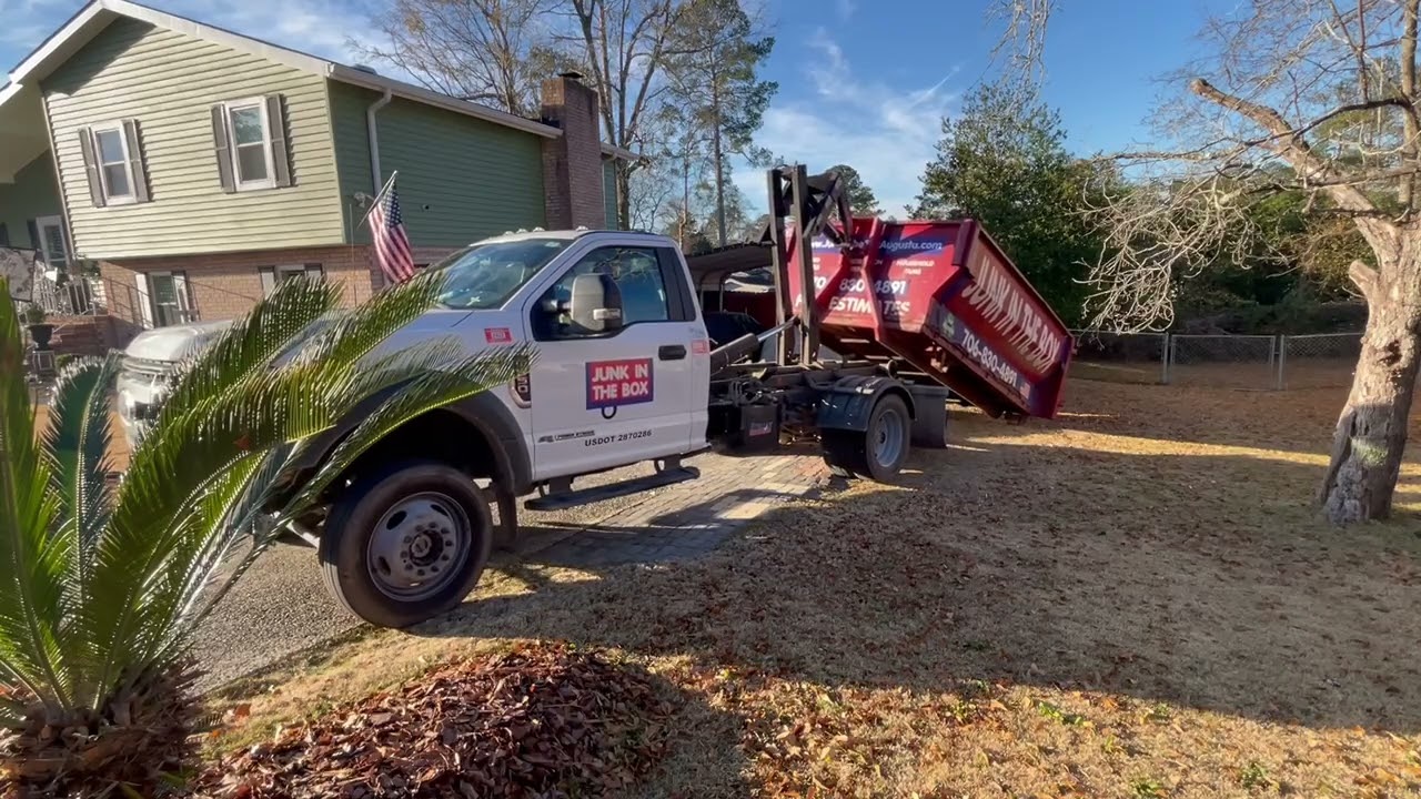 Dumpster Rental Service Evans GA | Construction Scrap Dumpster | Junk In The Box