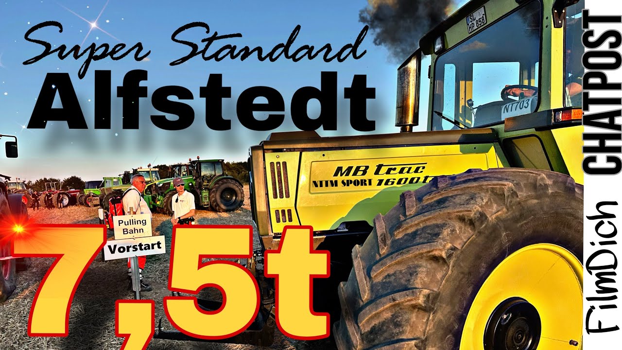 Alfstedt Trecker Treck 7,5t Super Standard IH Case John Deere Fiat Power