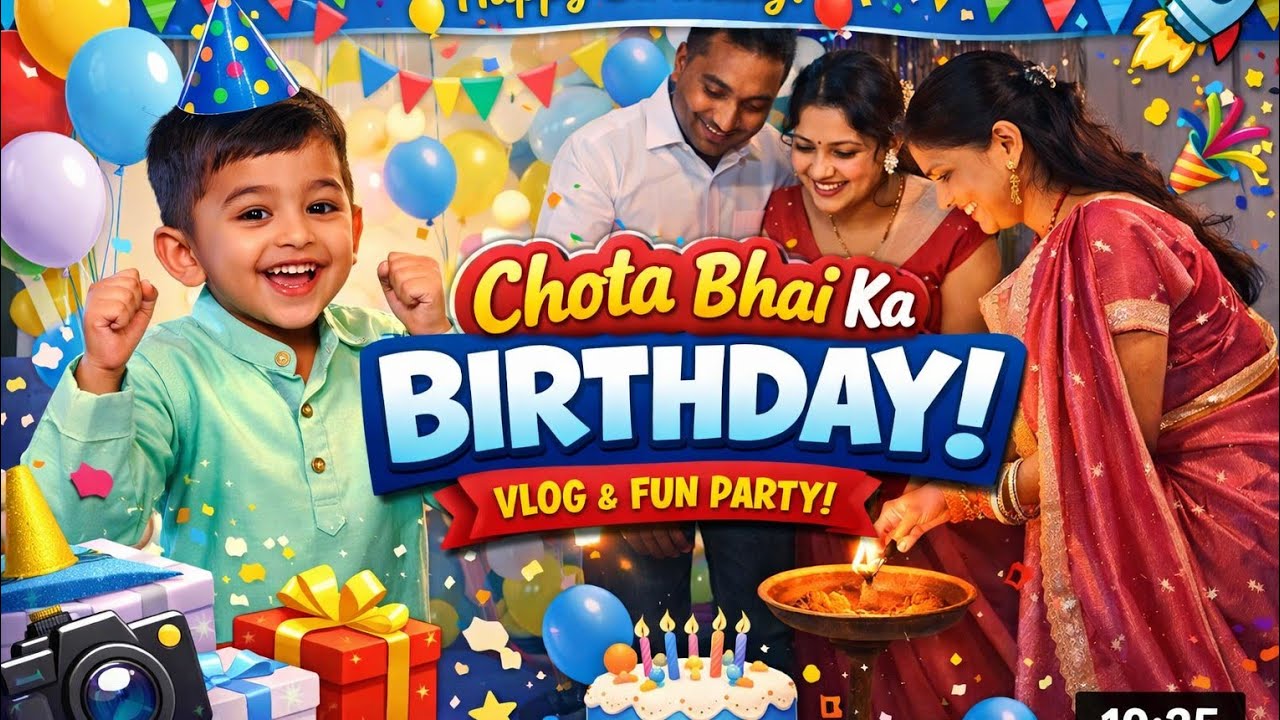 💥 Bhai Ke Birthday Par Dhamakedar Party