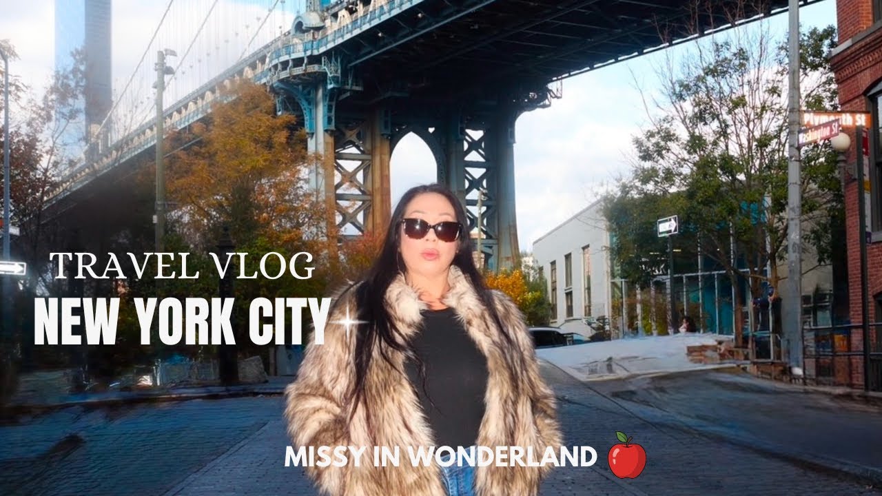 🍎NYC TRAVEL VLOG | brooklyn, chinatown blowouts, NYC foods mukbang