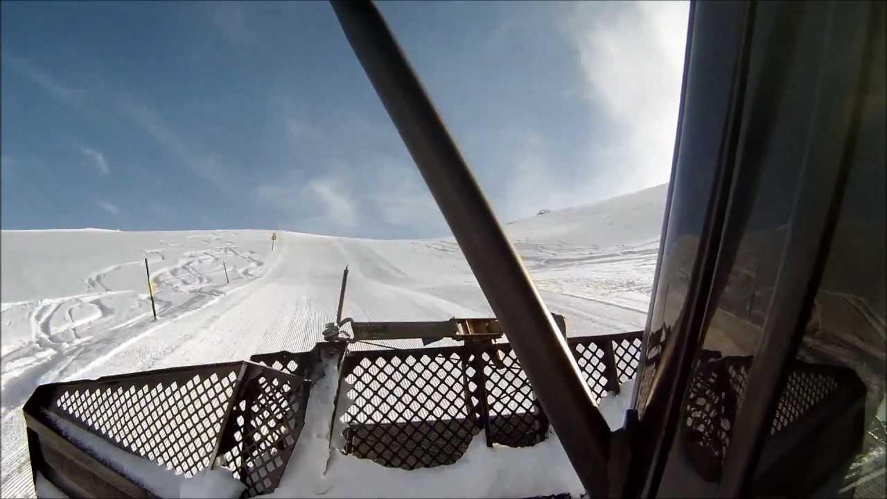 Catskiing Bichlalm Kitzbühel, ride with the snowcat
