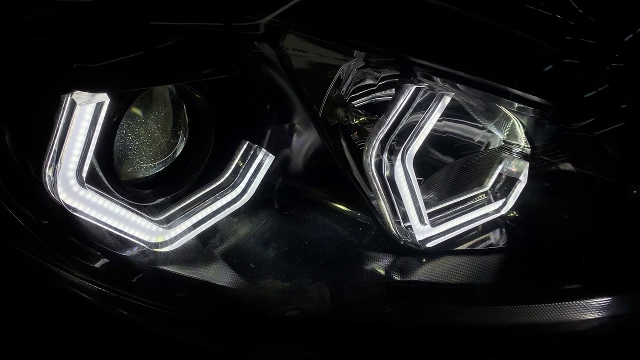 Proton Iriz Head Lamp Convert Super Bright Hexagon Angel Eyes from WRC