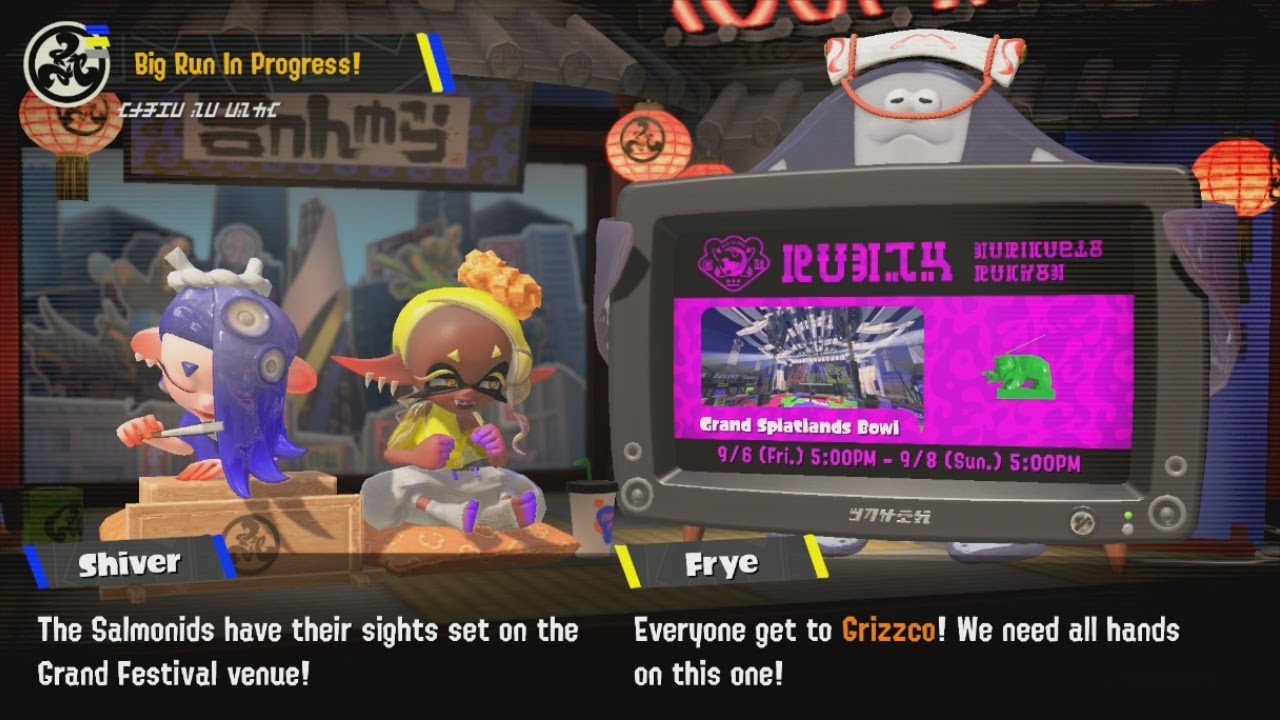 Splatoon 3 - Big Run - Grand Splatlands Bowl (Sep. 6th)