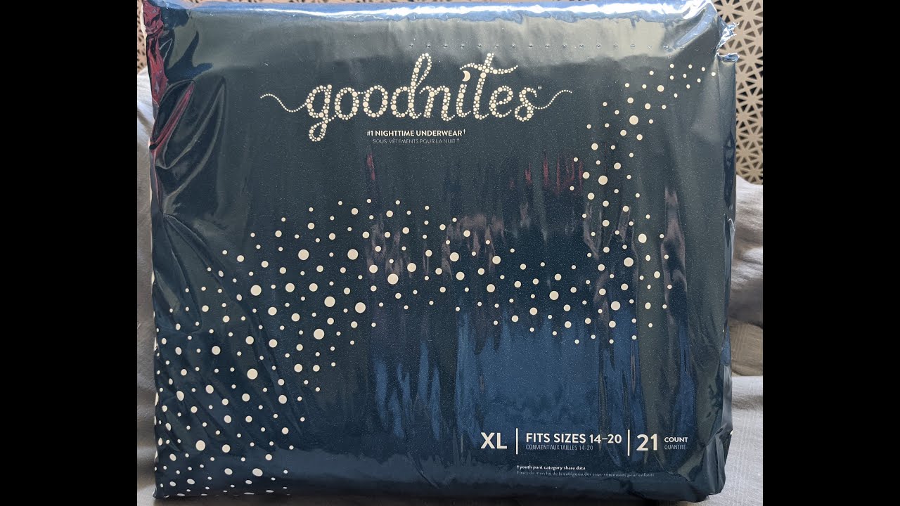 NEW Goodnites Size XL Nighttime Underwear For Boys