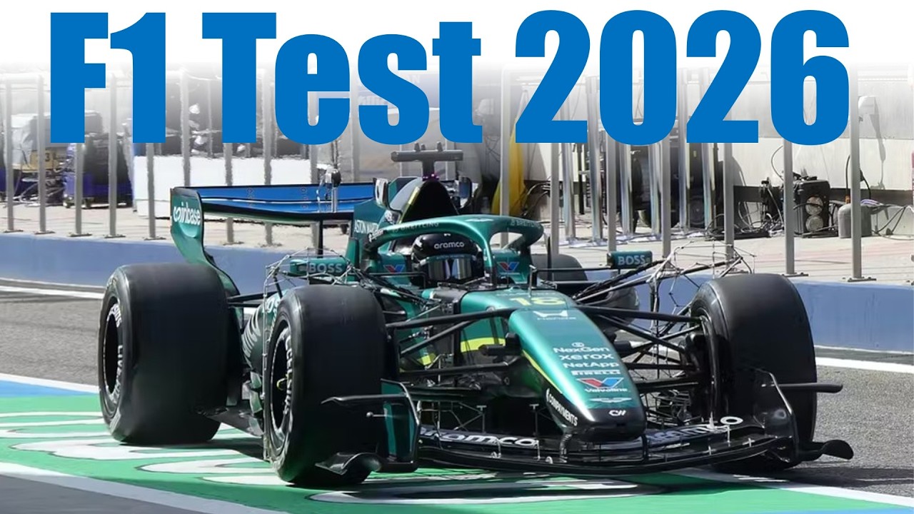F1 2026 - Test 1 - Tech Details (AUDI, Aston Martin)