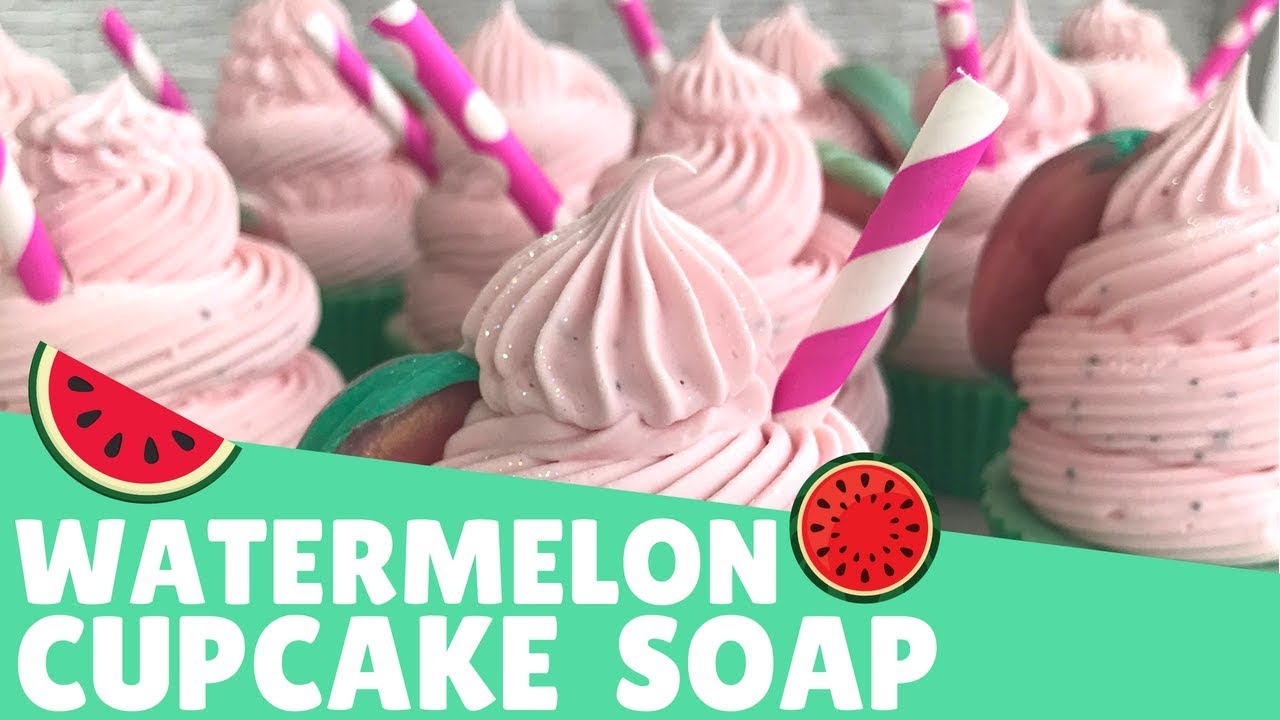 Making Watermelon Cupcake Soap | 🍉 Gypsyfae Creations