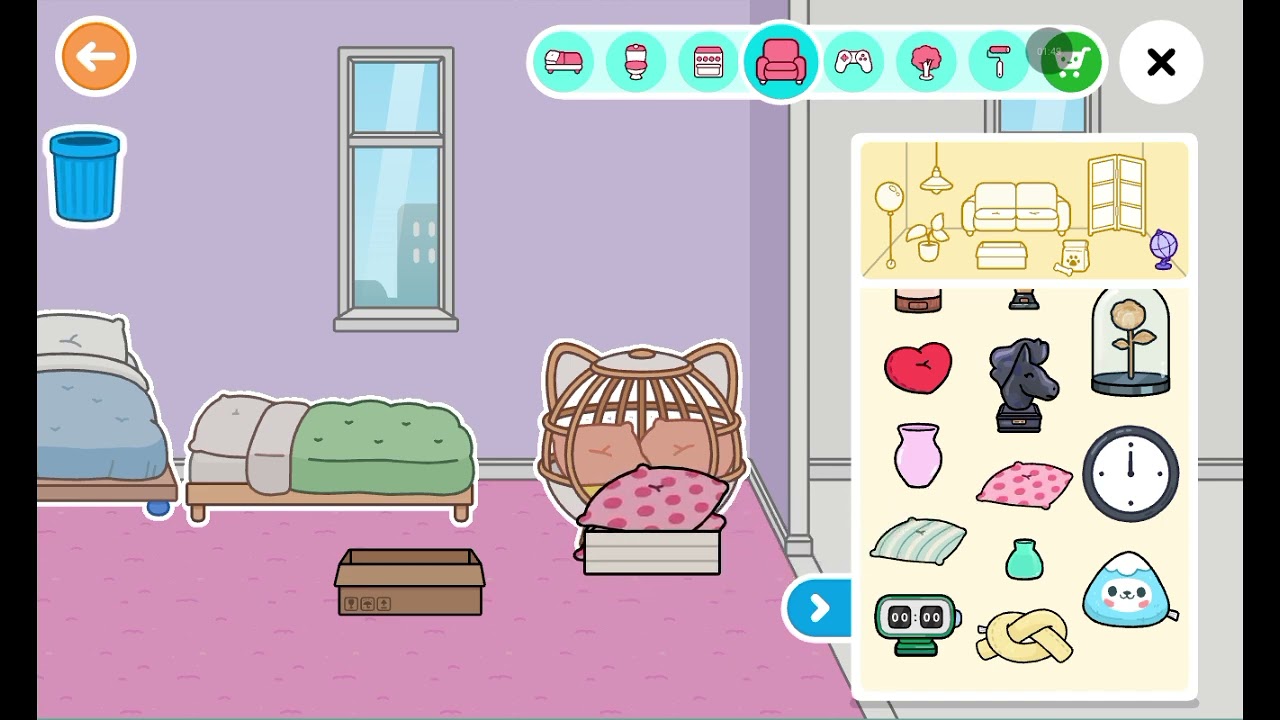 Лайфхаки #1 игра:toca life world part 1