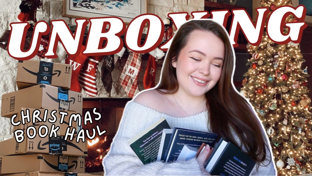 huge christmas unboxing 🎁 last book haul of the year!
