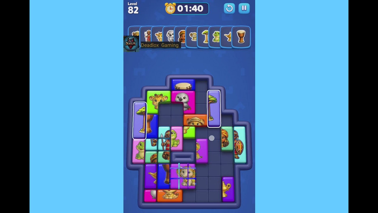 Picture Block Jam Level 82. Walkthrough Gameplay