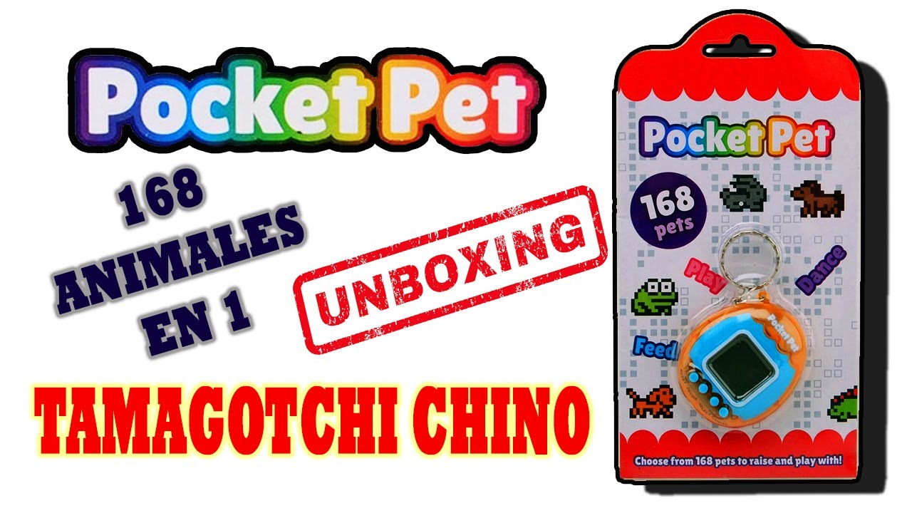Tamagotchi POCKET PET 168 en 1 (Johntoy) Made in China UNBOXINGGGG