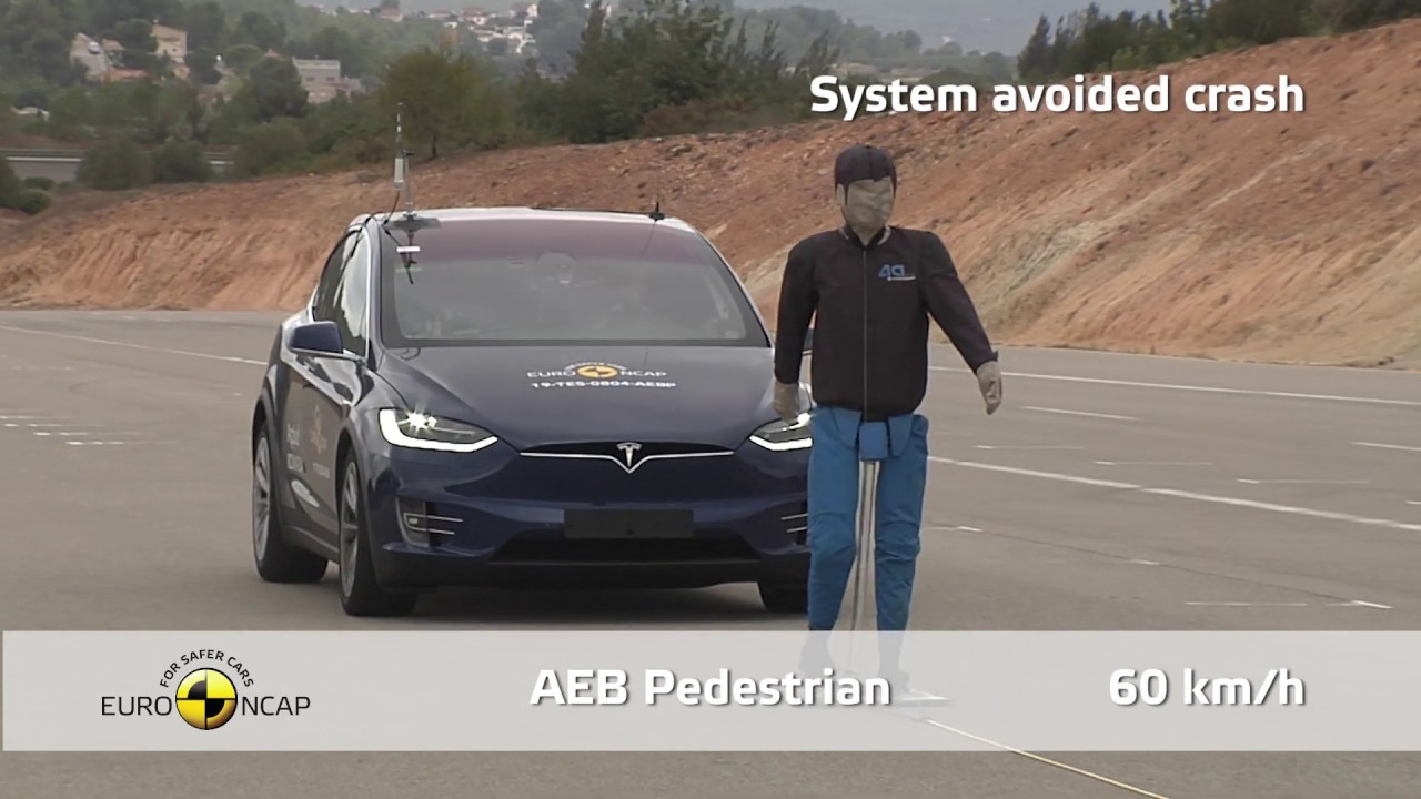 Euro NCAP Crash & Safety Tests of Tesla Model X - 2019 - Best in Class - Large Off-Road