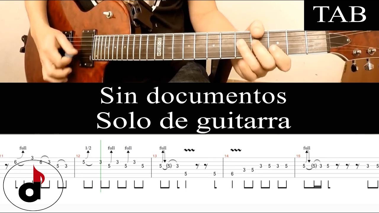 SIN DOCUMENTOS - Los Rodríguez: SOLO cover guitarra + TAB