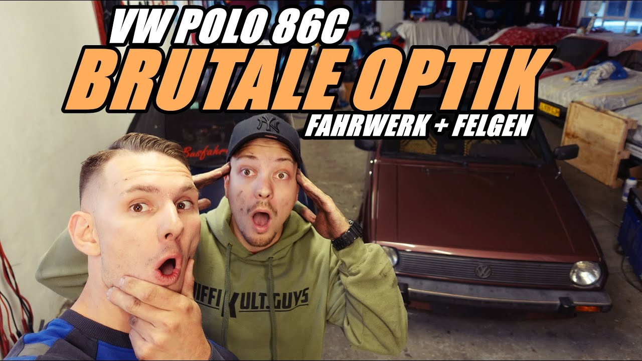 FAHRWERK + FELGEN FÜR DEN VW POLO 86c - BACK TO THE 80´s