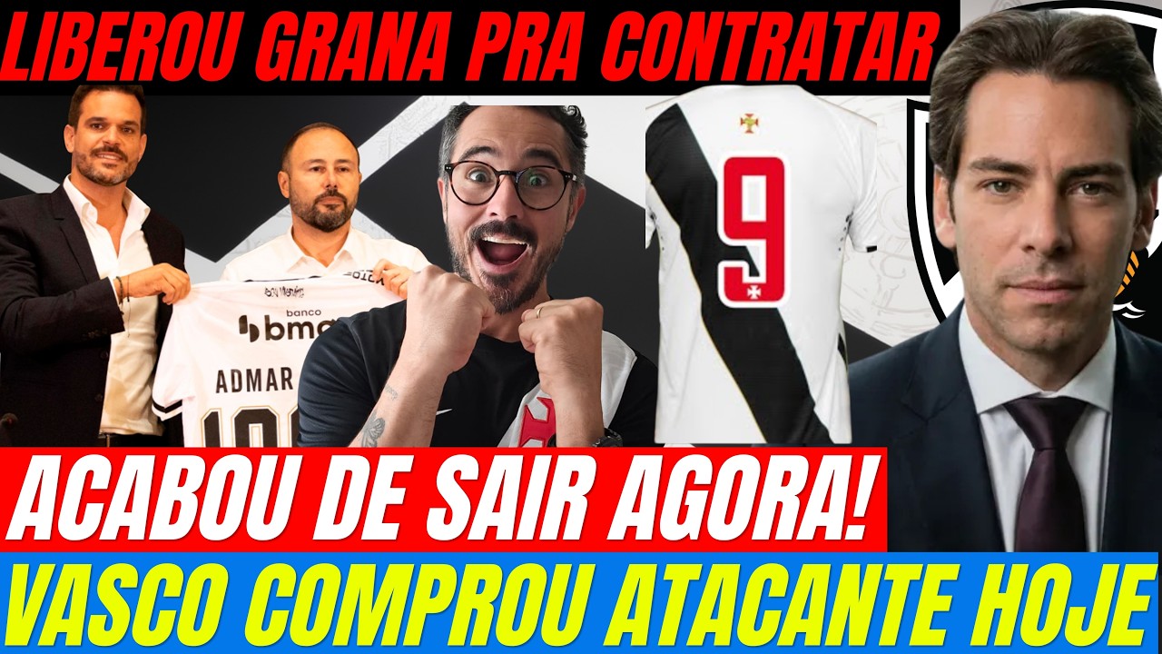 LIBEROU A GRANA PRO VASCO CONTRATAR! VASCO ACERTA COMPRA DE ATACANTE EM PLENA P&Aacute;SCOA! 5 MUDAN&Ccedil;AS