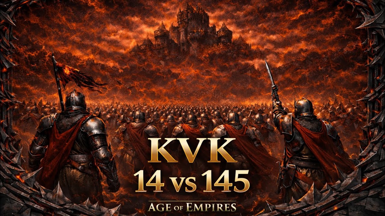 KVK | 14 vs 145 🎮👊🏻🔥👑🏆