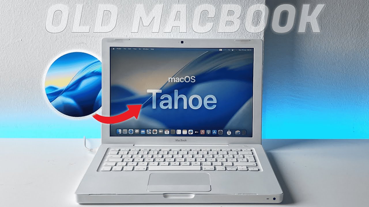 Попытка установить macOS 26 Tahoe на MacBook 2009 года...