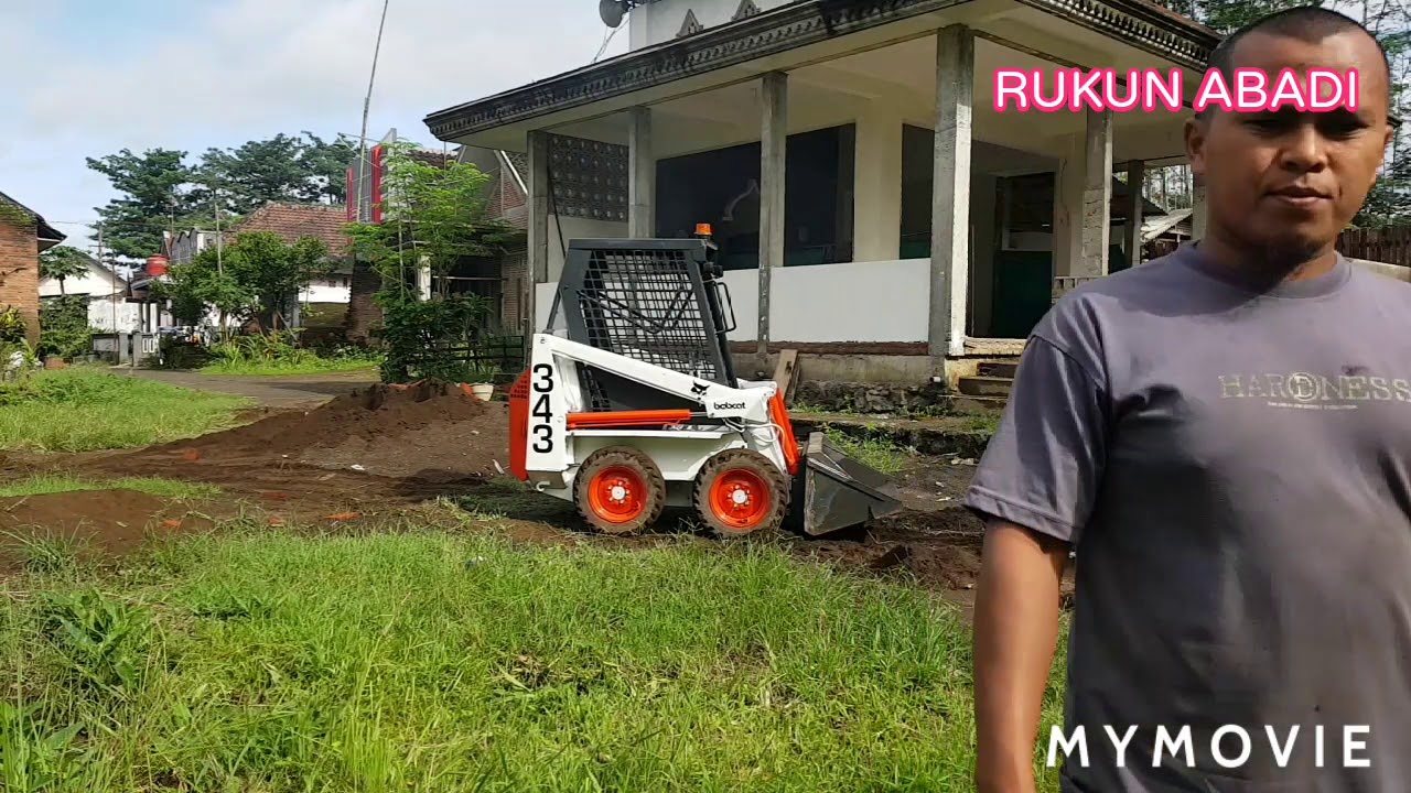 testing bob cat 343 baru dapat