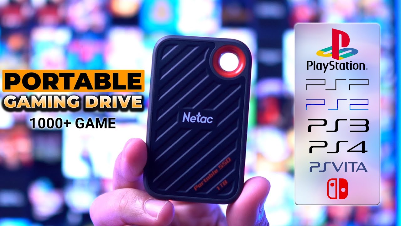 GOKIL! Aku Ubah SSD External Jadi Portable Gaming Drive 1000+ GAME  Dengan Paynite
