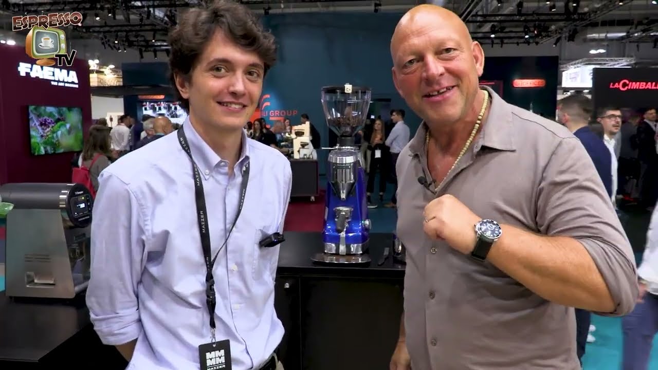 Mazzer Kony grind by weight - presented on HOST 2023 by Luigi Mazzer