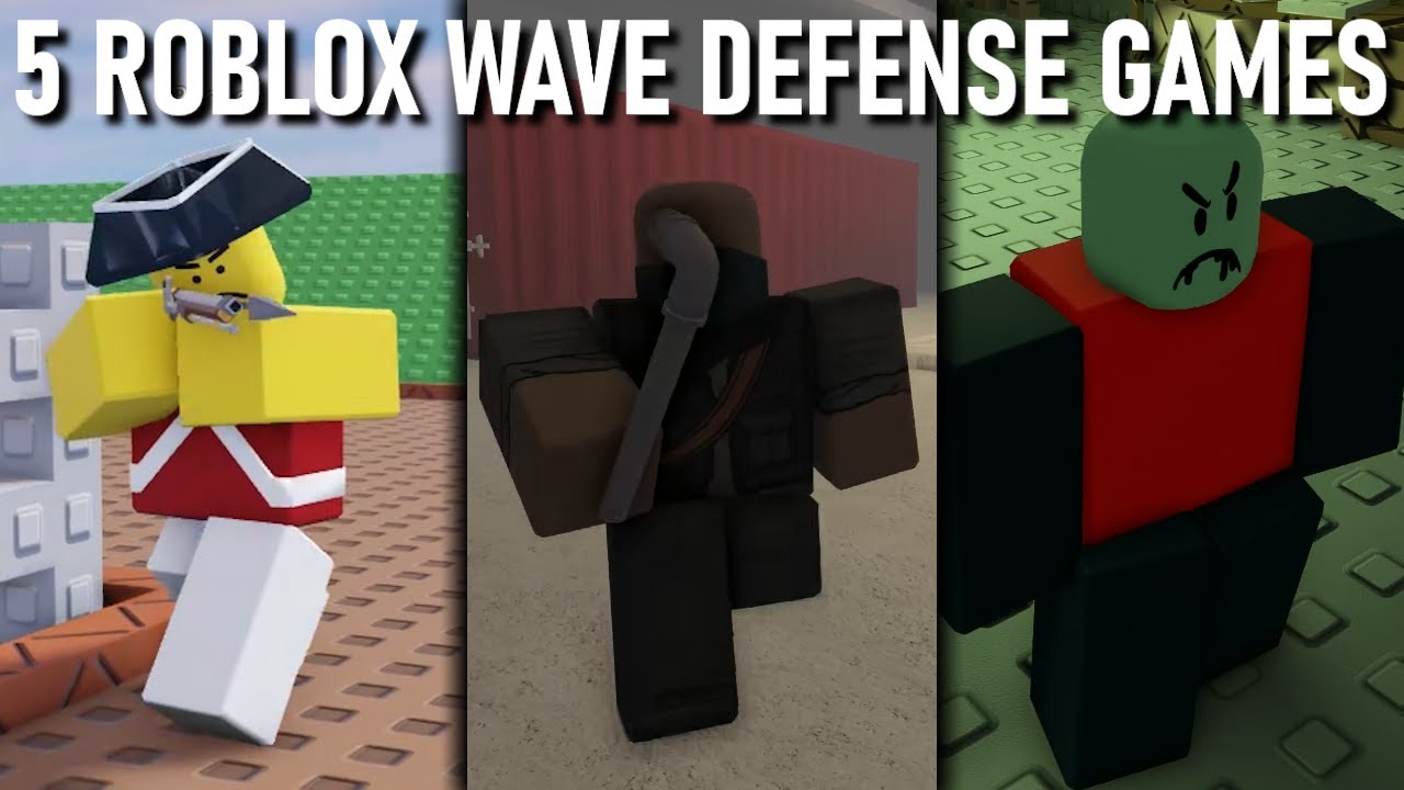 5 Roblox Wave Defense Games