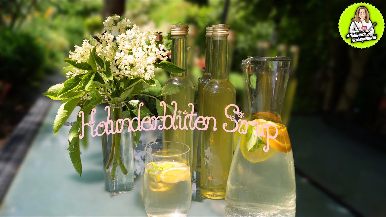 Holunderblüten Sirup ohne Zitronensäure