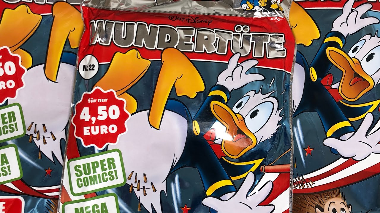 Micky Maus 5 Wundertüten Nr 22 auspacken