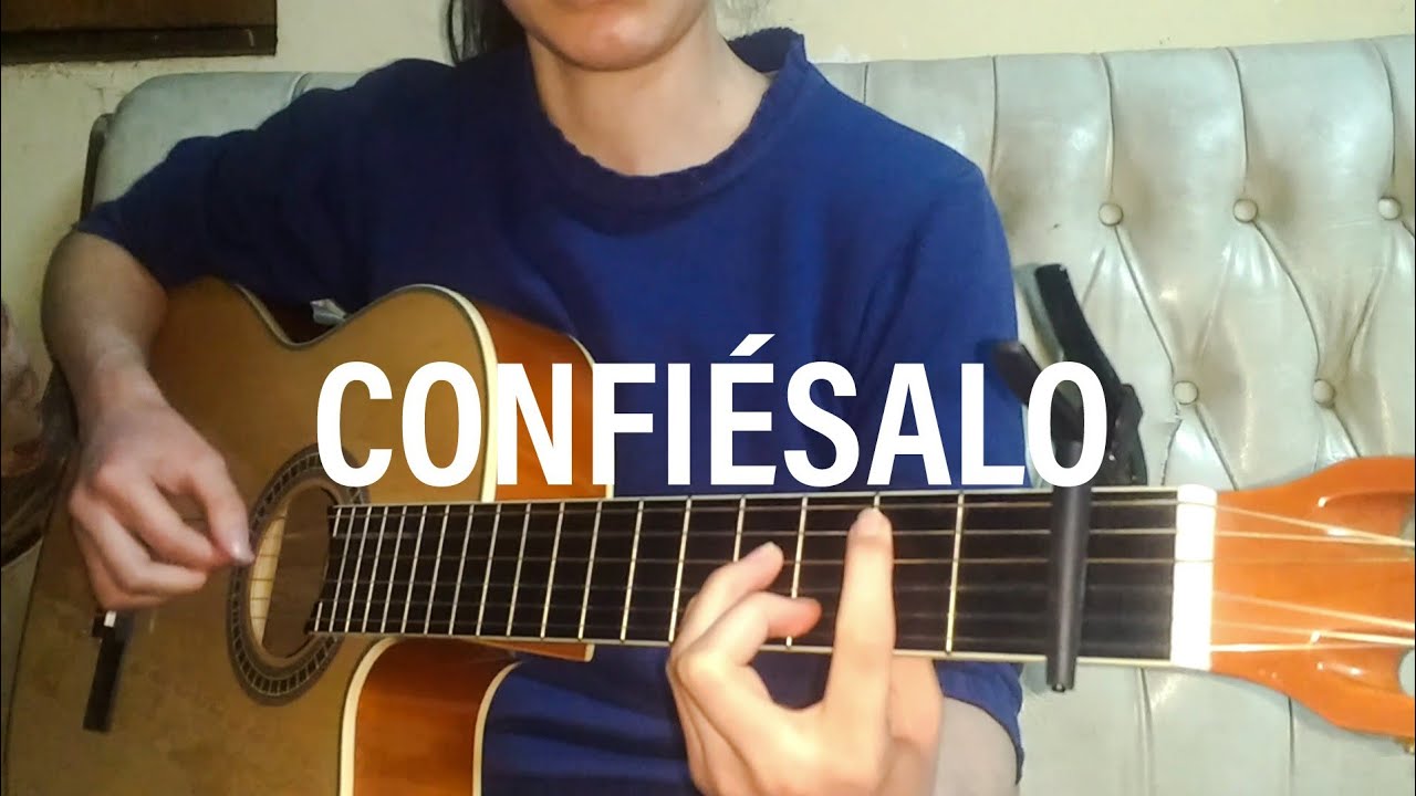 Confiésalo - Maria Becerra, RusherKing - cover guitarra (fingerstyle)