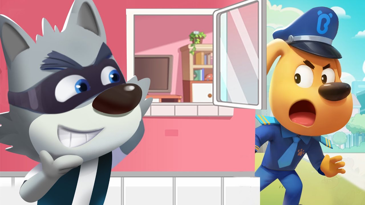 Lock Your Doors and Windows | Safety Tips | Kids Cartoons | Police Chase | Sheriff Labrador