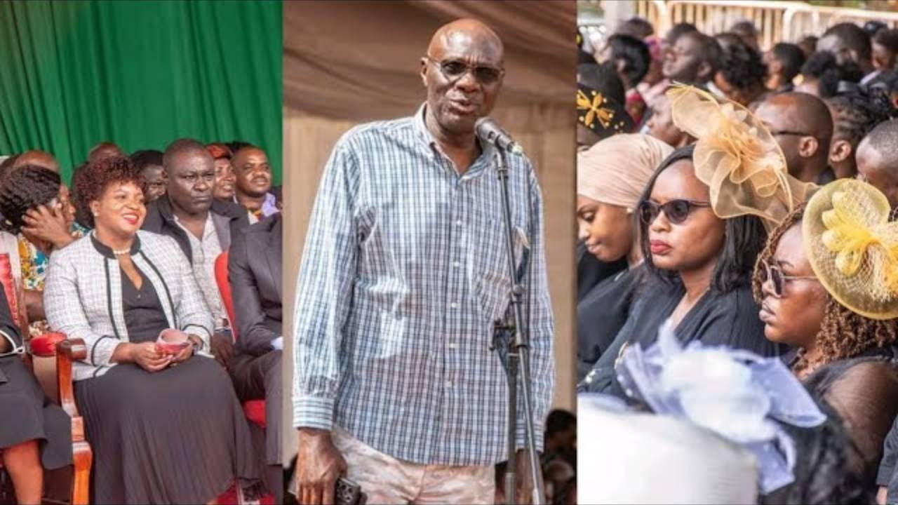 UNCLE FRED OBACHI MACHOKA CAUSES LAUGHTER AT GOV LUSAKA`S MOTHER  BURIAL IN BUNGOMA!!