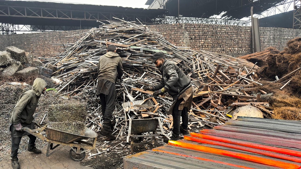 How Millions Of ton  Old metal Are Recycled Into New Steel bar | Recycling Line