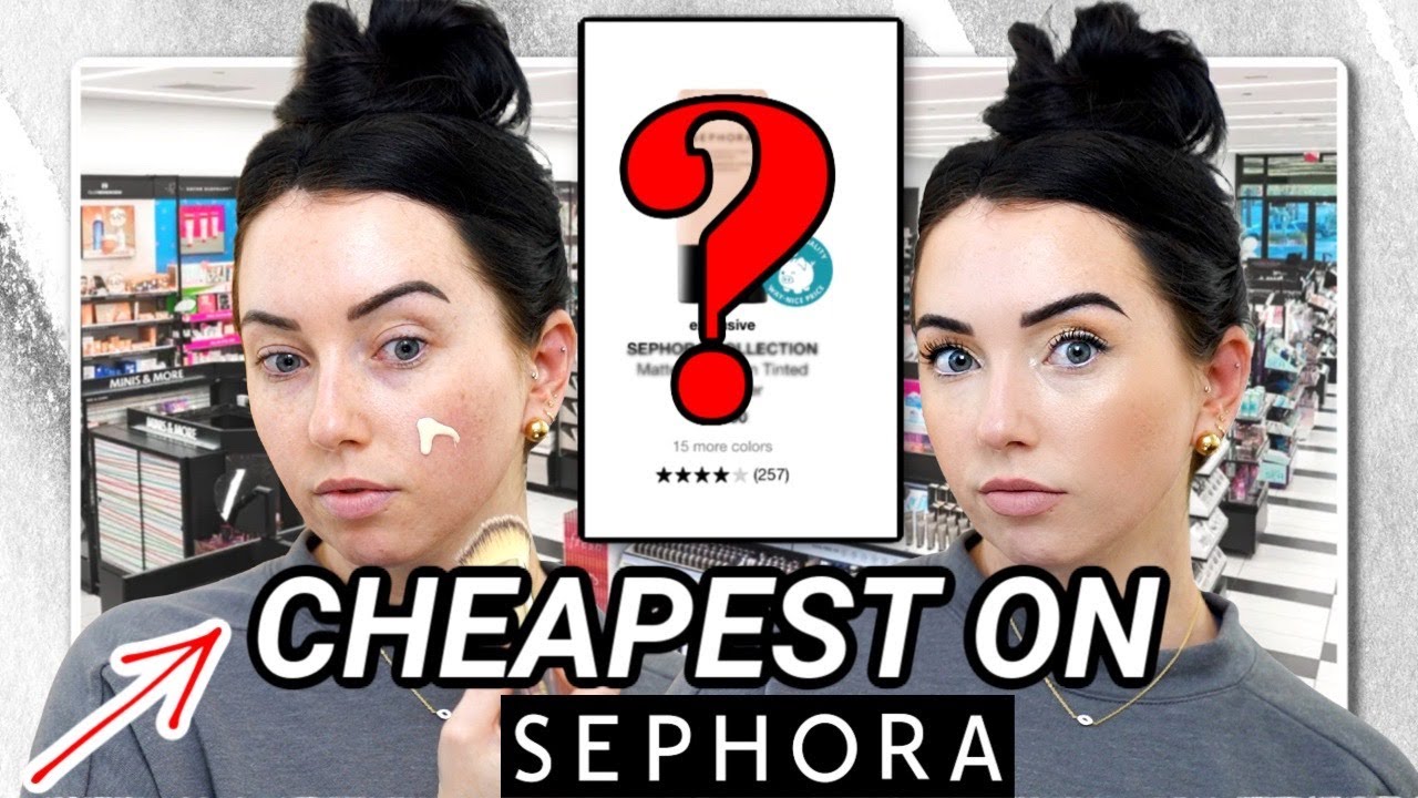 I Tried the CHEAPEST Foundation from Sephora and...
