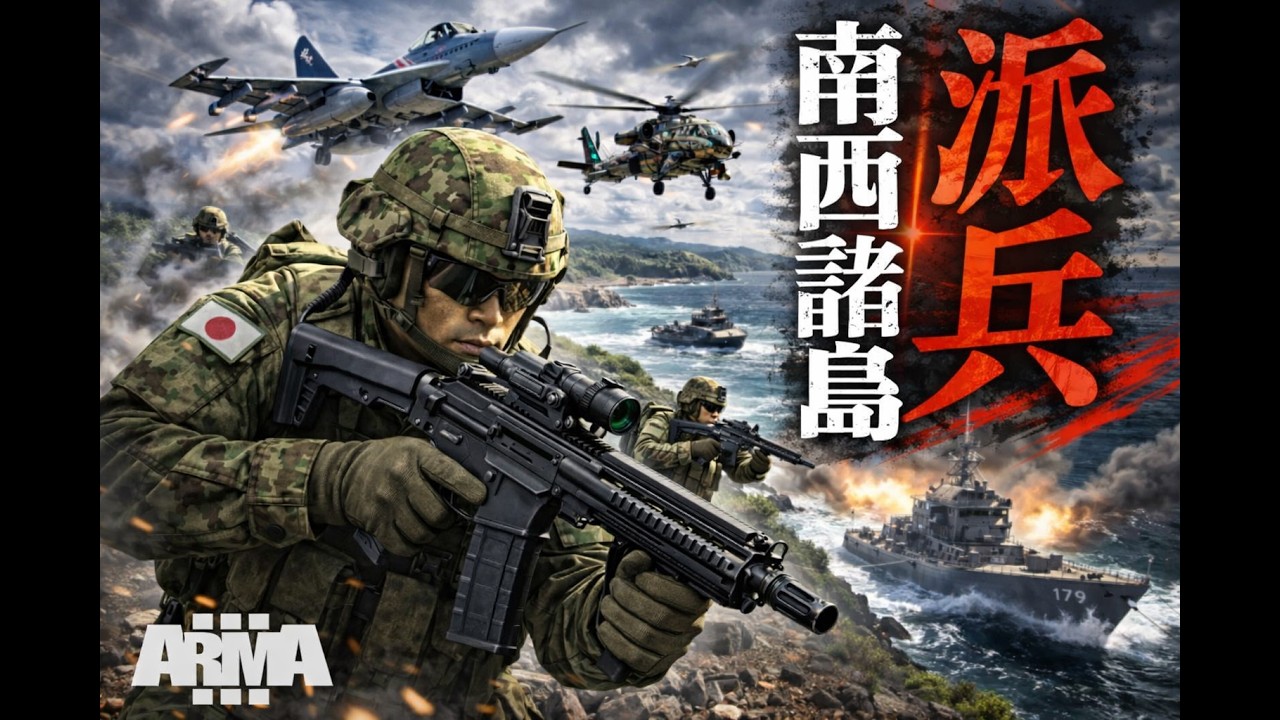 「ちょっと保存MODの調子悪いので負荷テストがてら小規模戦闘」南西諸島派兵 -  Day 番外編 【Arma3】