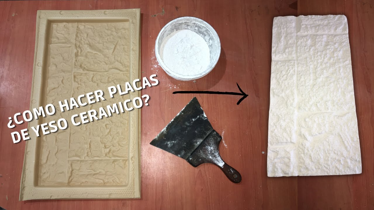 COMO FABRICAR PLACAS ANTIHUMEDAD EN YESO CERAMICO