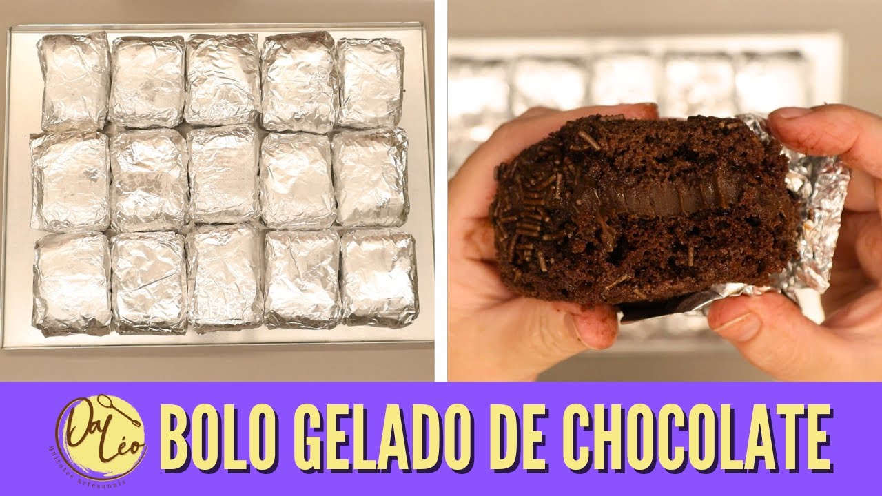 BOLO GELADO DE CHOCOLATE | SUPER MOLHADINHO E FOFINHO