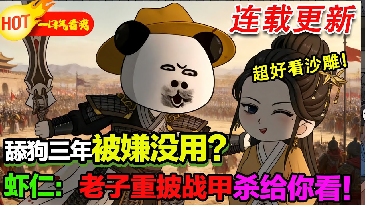 【超好看沙雕🥳】女帝：你手无缚鸡之力，配不上我！虾仁：看我一枪横扫沙场！ #暴走沙雕漫 #逆襲 #沙雕動畫 #穿越 #歷史