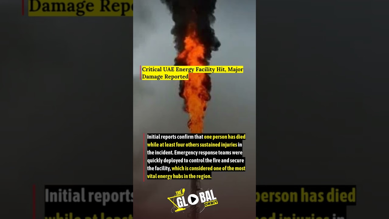 Critical #UAE #Energy Hub Damaged After Explosion