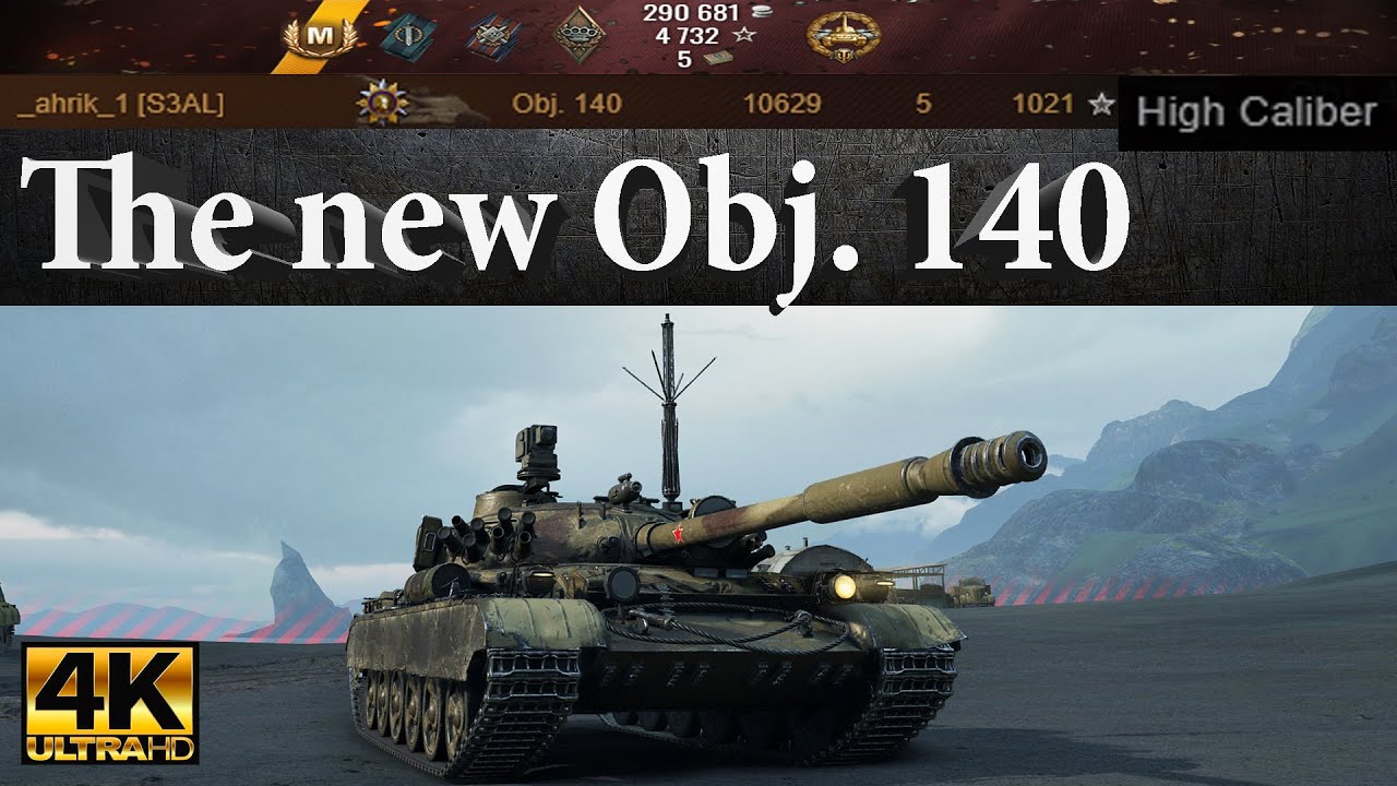 Object 140 &ndash; The New Obj. 140 on the New Map :) 10629 Dmg 5 Kills | Ultra HD 4K World of Tanks