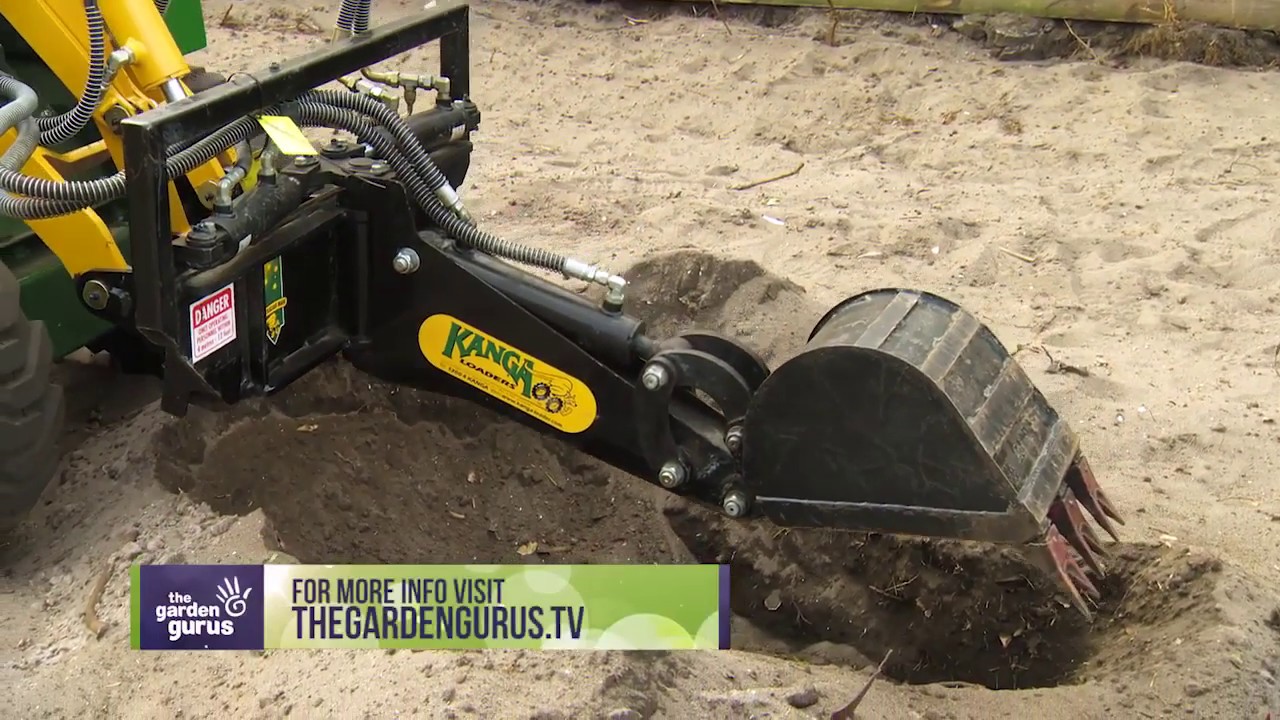 Kanga Slewing Front Hoe - The Garden Gurus
