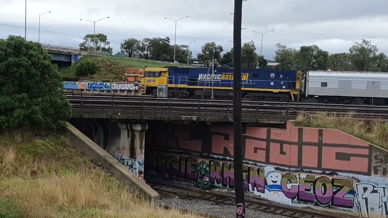 THE OVERLAND AT SEPARATION STREET, CORIO QUAY, SWINGS WEST THROUGH WATHAURONG COUNTRY AND GEELONG