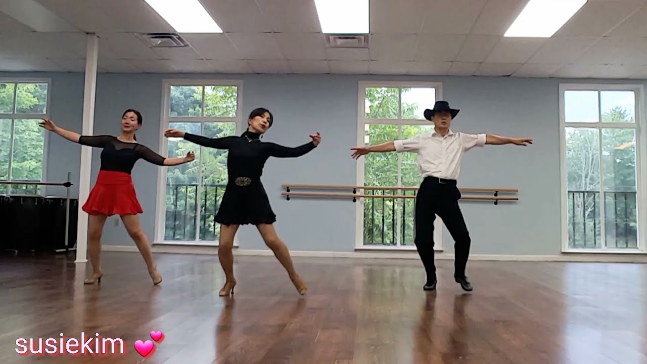 He'll Have to Go Line dance( Demo+Count)