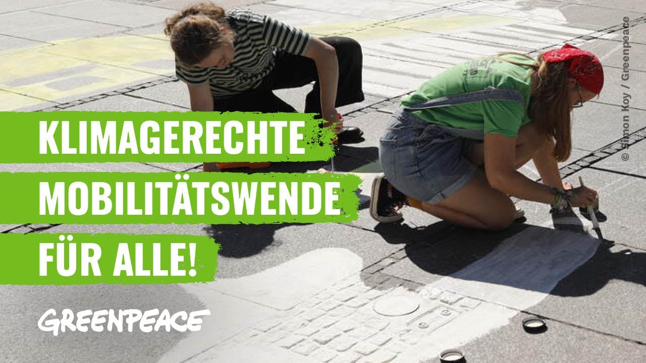 Wir bringen Zug in die Mobilitätswende - Greenpeace Jugend