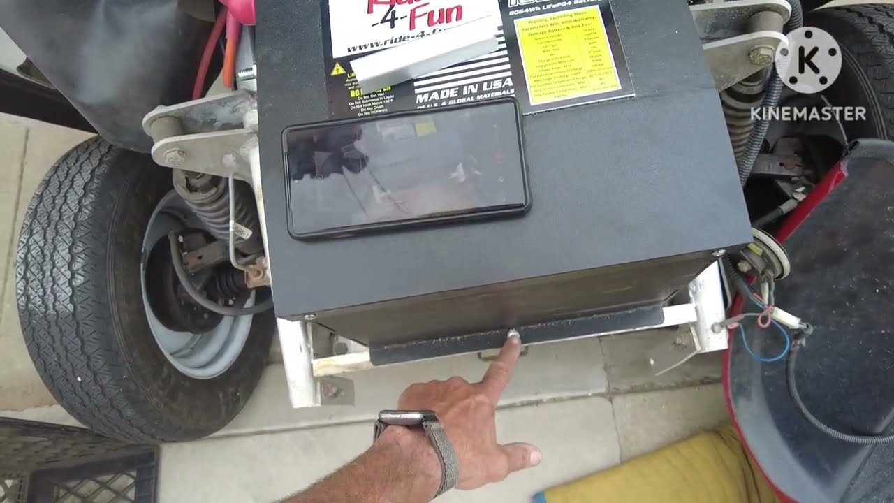 Ride4Fun 2001 Gem Car Lithium Battery Install - How to Install Ride 4 Fun Battery