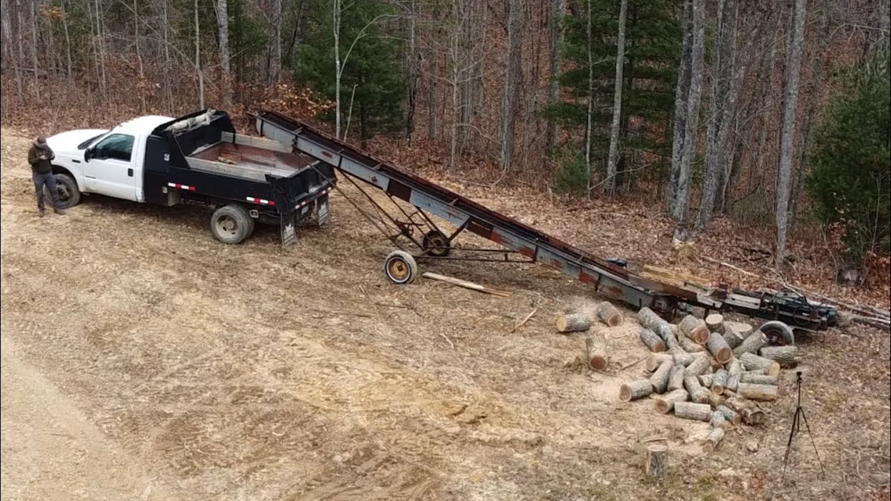Fixing an Antique Hay Elevator to use for a Firewood Conveyor