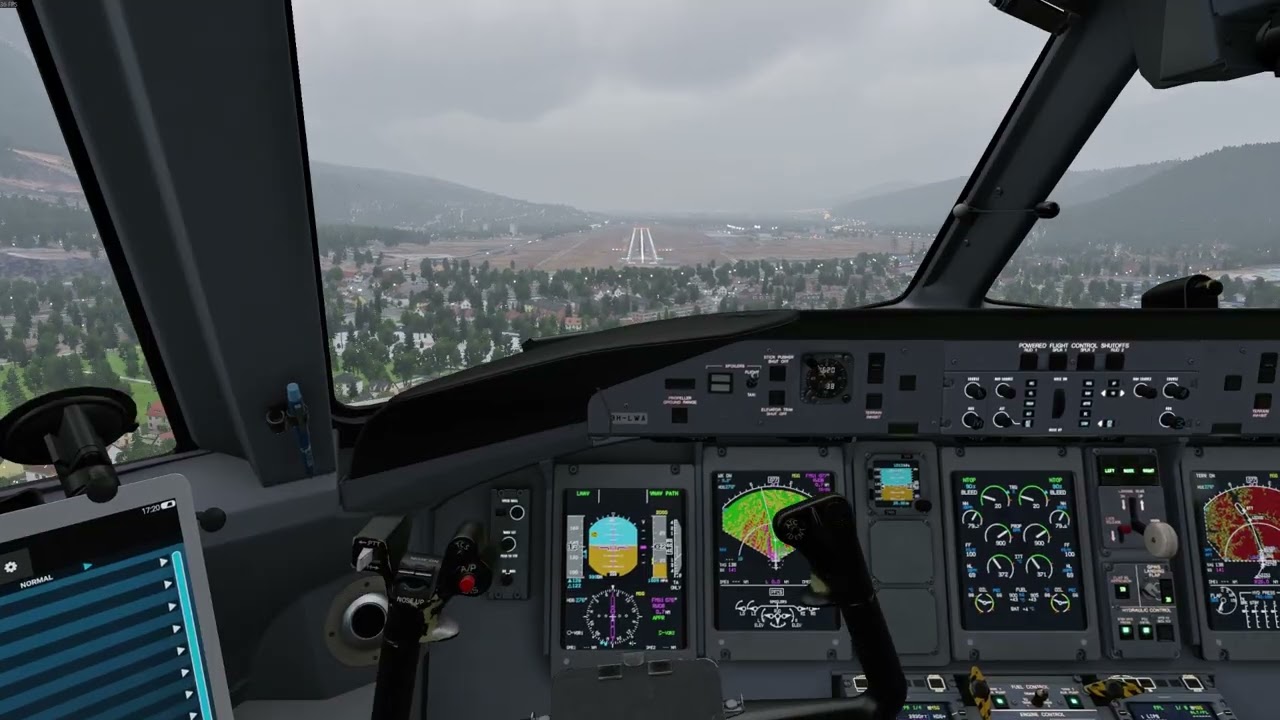Innsbruck Landing - FJS Dash 8 Q400 -  Xplane 12