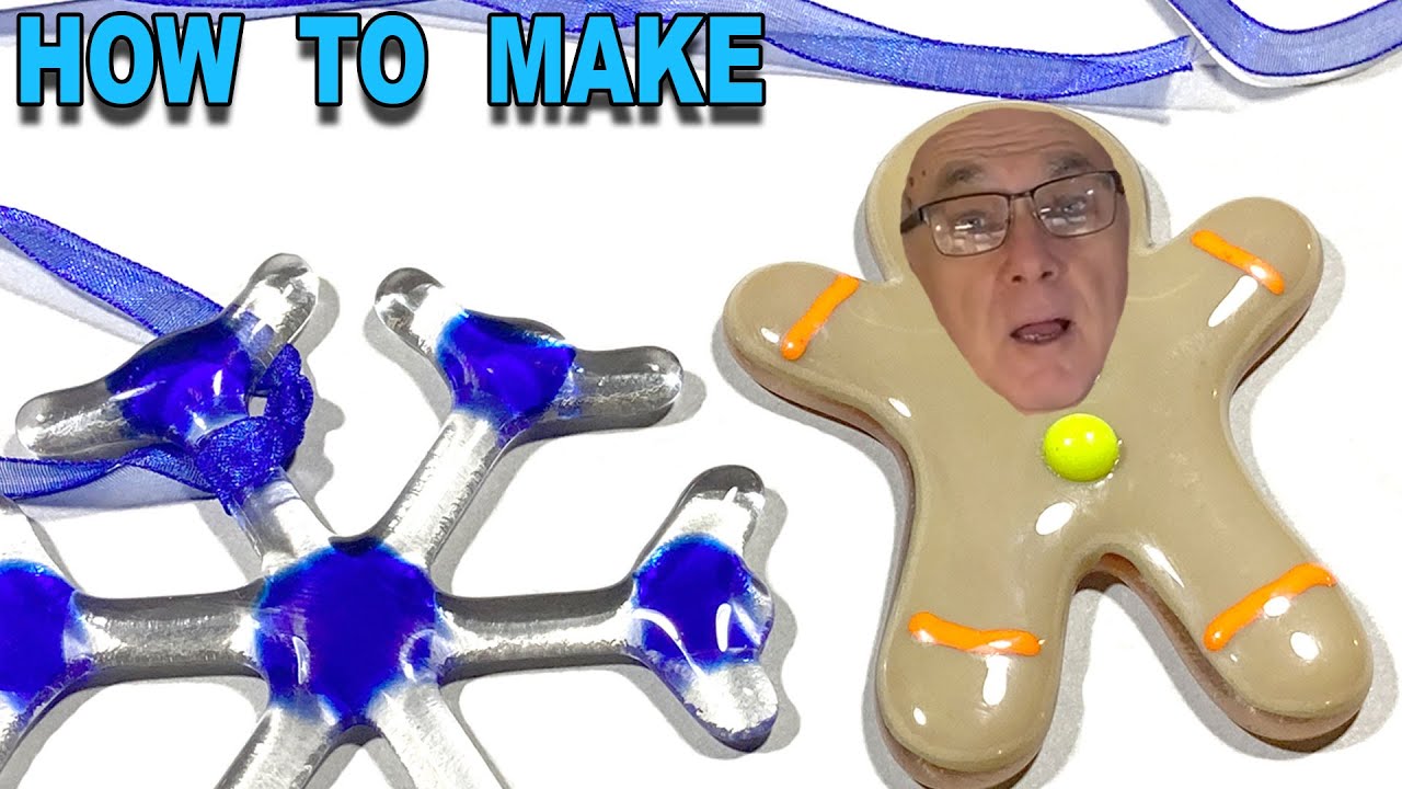 Easy Fused Glass Christmas Decorations, Glass Fusing Projects