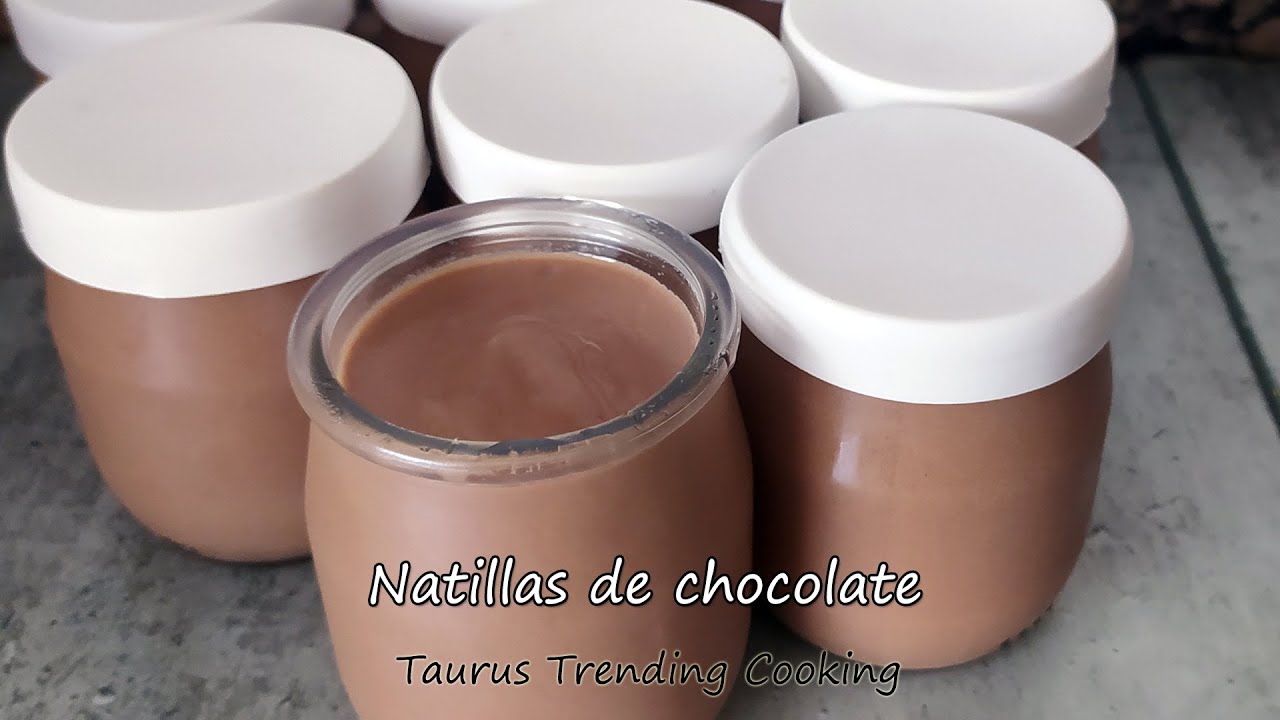Natillas de chocolate en Taurus Trending Cooking, Chefbot Touch y similares (RECETA EXPRÉS)
